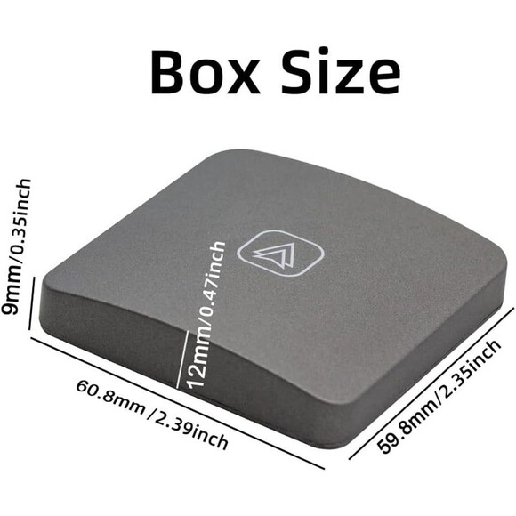 Wired to Wireless Car Adapter Dongle CarPlay Android PlugAndPlay Dual Band Box - Picture 2 of 11